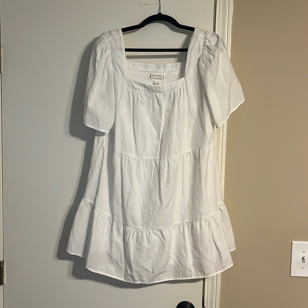 White flower dress